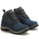 Bota Masculina Cano Curto Country Couro Confortavel Elástico Café