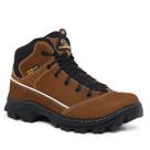 Bota Masculina Cano Curto Couro Legítimo Confortável Trilha