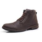 Bota Masculina Casual Confortável Zíper Estilo Bota Masculina Casual Confortável Zíper Estilo