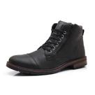 Bota Masculina Casual Confortável Zíper Estilo Bota Masculina Casual Confortável Zíper Estilo