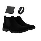 Bota Masculina Chelsea material sintético Premium Confortável Casual Elegante Dia a Dia