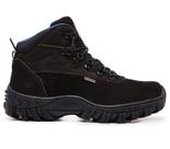 Bota Masculina Com C.A 48.067 Master Boots Couro Preto/Azul