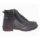 Bota Masculina Coturno Authentic Boots 0860 de Couro Militar