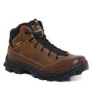 Bota Masculina Coturno Couro Casual Confortável Palmilha Gel