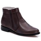 Bota Masculina Couro Casual Zíper Leve Conforto Dia a Dia