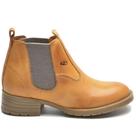 Bota Masculina Couro Legítimo Botina Cor Bege