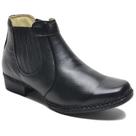 Bota Masculina Couro Legítimo Botina cor Florter Preto
