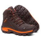 Bota Masculina Couro Legitimo Coturno Adventure Masculino CATPRO Certificado C.A Trabalho Segurança Confortavel Resistente