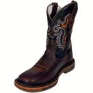 Bota Masculina Couro Legítimo Solado Work Conforto Marrom Ok