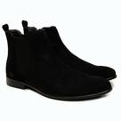 Bota Masculina de Camurça Preta Botina Moderna Clássica Atemporal Dia a Dia Conforto Extremo Berganno Bota Masculina de Camurça Preta Botina Moderna Clássica Atemporal Dia a Dia Conforto Extremo Berganno