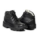 Bota Masculina de Inverno para Neve em Couro em Lã Impermeav