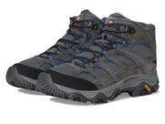 Bota Masculina de Trilha Merrell Moab 3 Mid Granite Larga 9,5