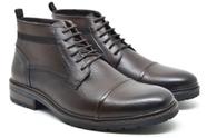 Bota Masculina Democrata Astro Couro Cadarço Garage Confortável