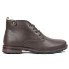 Bota Masculina Em Couro Legitimo Executiva Cafe