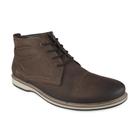 Bota masculina em couro pegada flat rustic 47070
