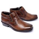 Bota Masculina Estilo Country Couro Cano Curto Cor Café Bota Masculina Estilo Country Couro Cano Curto Cor Café