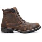 Bota Masculina Estilo Desgastado em Couro Legítimo