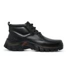 Bota Masculina Frontinni Confort Premium em Couro Preto
