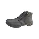 Bota Masculina Leveterapia Tracker Preta Moderno e Conforto