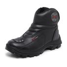 Bota Masculina Motociclista Shadow MG Brasil em Couro Legítimo