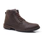 Bota Masculina Pórtice Estilo Universitário Com Ziper