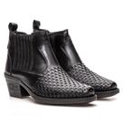 Bota Masculina Texana Country Elastico Couro Legitimo