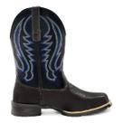 Bota Masculina Texana Couro Bordada Cowboy Country Conforto