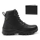 Bota Masculina Trilha Com Carteira Coturno Estilo Adventure Confortavel Leve