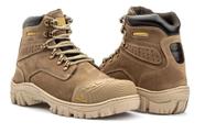 Bota Masculina US Coturno de Couro Profissional Cor Sand