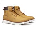 Bota Masculina VNT Boots em Couro Legítimo Leveza Segurança Tamanho:38Cor:Amarelo