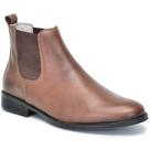 Bota masculino cano alto em couro legitimo cor Café AE41