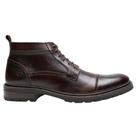 Bota Masculino Democrata Couro Garage Astro Cadarço Moto