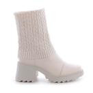 Bota Meia Betina Off White