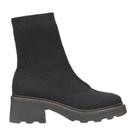 Bota meia salto tratorado knit preto carrano 486032
