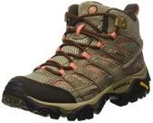 Bota Merrell Moab 2 Mid Impermeável para Trilha Feminina Nº 10 W EUA Bota Merrell Moab 2 Mid Impermeável para Trilha Feminina Nº 10 W EUA