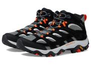 Bota Merrell Moab 3 Mid Impermeável Preta Tangerina 10.5