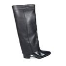 Bota Mezzo Punto Cano Alto Couro