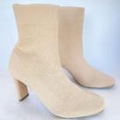 Bota Mia Meia Salmon/Preto/Rosa Dona Be