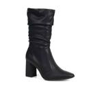 Bota Mississipi Bico Fino Salto Bloco Feminina - Preto - 38