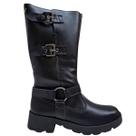 Bota Mississipi Cano Longo Preta Estilo Conforto