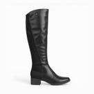 Bota Mississipi Casual Feminino J0334 -Cano Alto Salto Bloco -