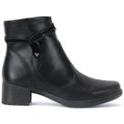 Bota Mississipi J0781 Cano Curto Salto Bloco Baixo Feminino