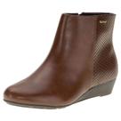 Bota Modare Feminina Napa Berlim Café Ziper Lateral -