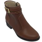 Bota Modare Feminina Napa Berlim com Tachas Laterais Cor:AvelãTamanho:33