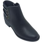 Bota Modare Feminina Napa Berlim com Tiras Sobrepostas Cor:PretoTamanho:34Gênero:Feminino