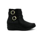Bota Modare Original 7085.206 Salto Anabela Cano Curto Feminino