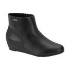 Bota Modare Ultra Conforto Cano Curto Salto Anabela 7076 Preta