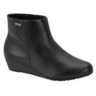 Bota Modare Ultraconforto Anabela Fecho lateral 7076.100