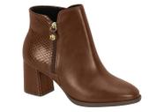 Bota Modare Ultraconforto Salto Grosso Cano Curto 7078 Café