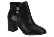 Bota Modare Ultraconforto Salto Grosso Cano Curto 7078 Preto